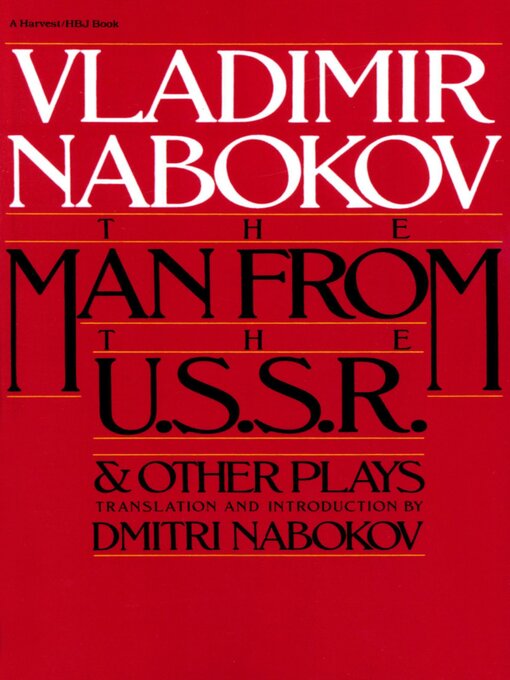 Title details for The Man from the U.S.S.R. by Vladimir Nabokov - Available